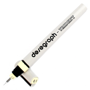 Caneta para Desenho Nankin Desegraph 0,1 mm Trident