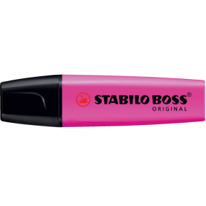 Caneta Marca Texto Stabilo Boss 70/58 Rosa Escuro