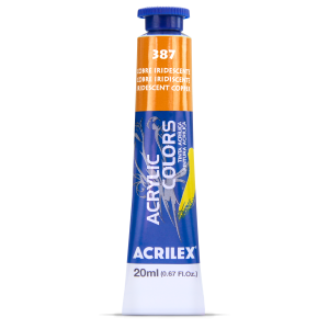 Tinta Acrilica para Tela Acrilex 20ml 387-Cobre Iridescente