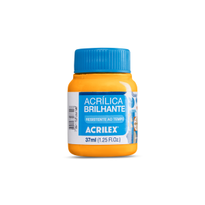 Tinta Acrílica Brilhante 37ml 538-Amarelo Pêssego